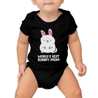 Cute Bunny Mother World's Best Bunny Mom Rabbit Bunny Mom Baby Onesie | Mazezy