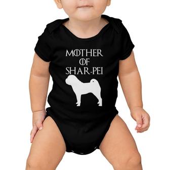 Cute Unique White Mother Of Chinese Shar-Pei E010612 Ver2 Baby Onesie | Mazezy