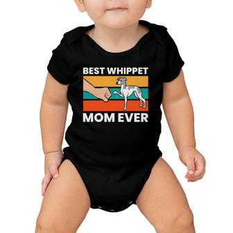 Cute Whippet Best Whippet Mom Ever Baby Onesie | Mazezy