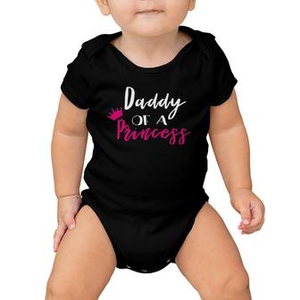 Daddy Of A Princess Funny Fathers Day Gifts Dad Baby Onesie | Mazezy