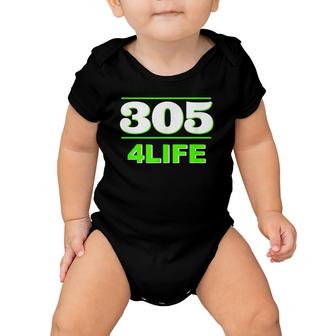 Dade County - Miami Florida Gift 305 Area Code Baby Onesie | Mazezy