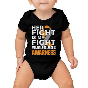 Daughter Mother Multiple Sclerosis Awareness Women Ms Gift Baby Onesie | Mazezy