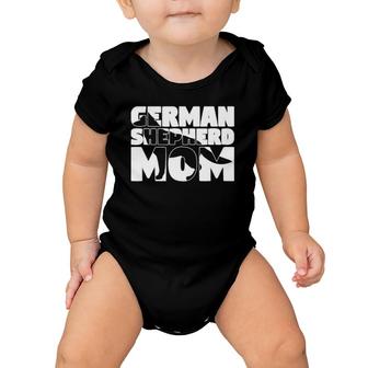 Dog Mother Gift 'German Shepherd Mom' Funny German Shepherd Baby Onesie | Mazezy