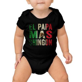 El Papa Mas Chingon - Mexican Dad And Husband Baby Onesie | Mazezy