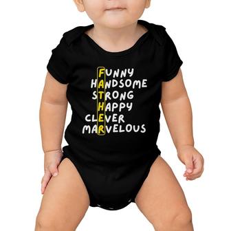 Fathers Day Men Gift From Daughter Son Wife For Dad Baby Onesie | Mazezy