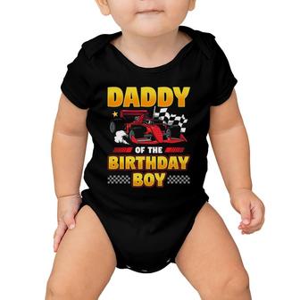 Formula Race Car Daddy Of Birthday Boy Party Racing Baby Onesie | Mazezy