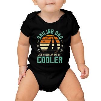 Funny Boating Sailing Dad Like A Regular Dad Baby Onesie | Mazezy