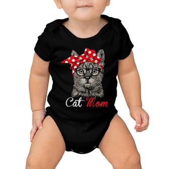 Funny Cat Mom For Cats Mothers Day Baby Onesie | Mazezy