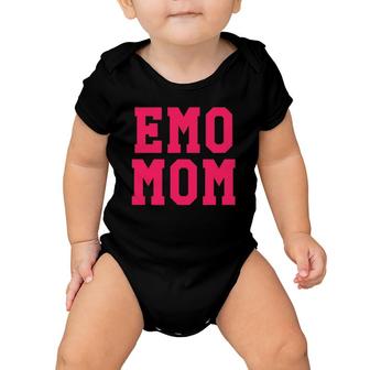 Funny Emo Mom Goth Punk Mother's Day Baby Onesie | Mazezy