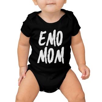 Funny Emo Mom Goth Punk Mother's Day Gift Baby Onesie | Mazezy