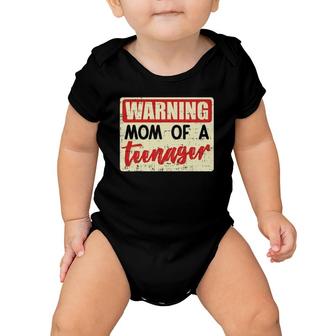 Funny Mom 13Th Birthday Warning Mother Teenager Gift Baby Onesie | Mazezy
