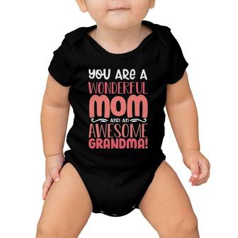 Funny Mother's Day Grandma Grandmother Mom Baby Onesie | Mazezy