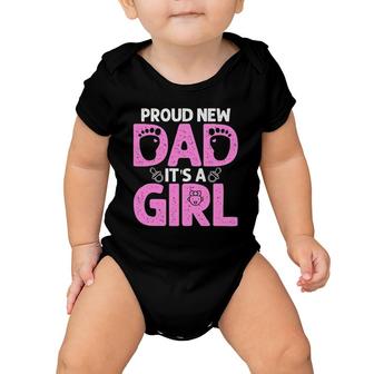 Funny Proud New Dad Gift For Men Father's Day It's A Girl Baby Onesie | Mazezy