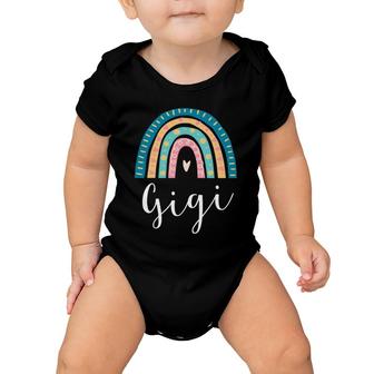 Gigi Rainbow Gifts For Grandma Family Matching Birthday Baby Onesie | Mazezy