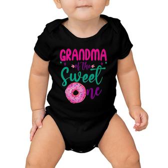 Grandma Of Sweet One 1St B-Day Party Matching Family Donut Premium Baby Onesie | Mazezy