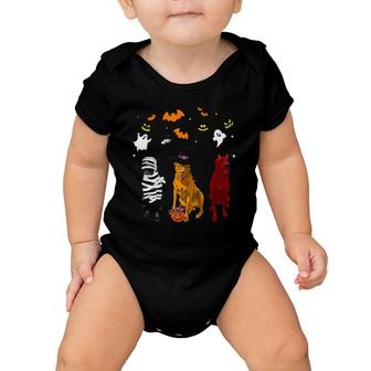 Halloween Cane Corso Dogs Lovers Mummy Witch Demon Costumes Baby Onesie | Mazezy