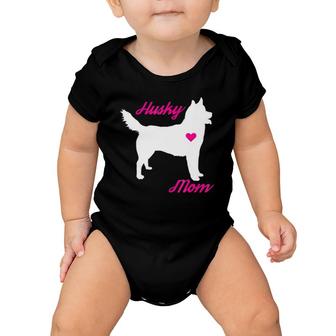 Husky Mom Cute Mother's Day For Dog Lovers Baby Onesie | Mazezy