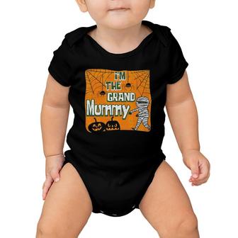 I'm The Grand Mummy Grandma Halloween Grandmother Baby Onesie | Mazezy