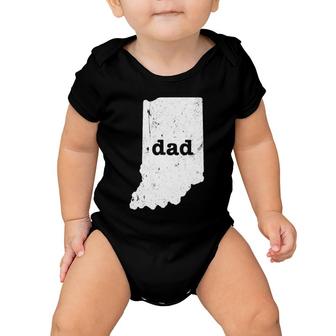 Indiana Dad Gifts To Dad From Daughter Dad Gifts Baby Onesie | Mazezy