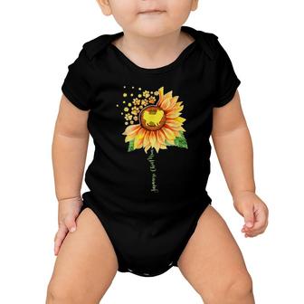 Japanese Chin Mom Sunflower For Japanese Chin Baby Onesie | Mazezy
