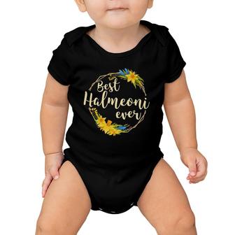 Korean Mother's Day Best Halmeoni Ever For Mom Grandma Korea Baby Onesie | Mazezy
