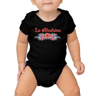 Madrina Gift For Godmother - World's Best La Madrina Baby Onesie | Mazezy