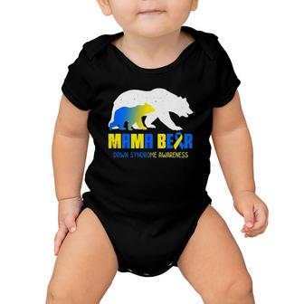 Mama Bear Down Syndrome Awareness Survivors Baby Onesie | Mazezy