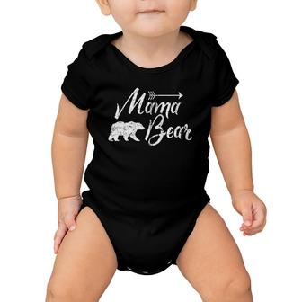 Mama Bear Zip Baby Onesie | Mazezy