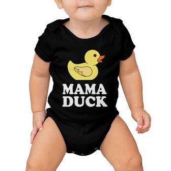 Mama Duck Funny Mother Bird Gift Baby Onesie | Mazezy