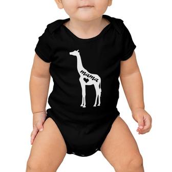 Mama Giraffe Mother's Day Love Gift For Mom Baby Onesie | Mazezy