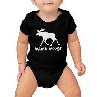 Mama Moose - Moose Family Baby Onesie | Mazezy