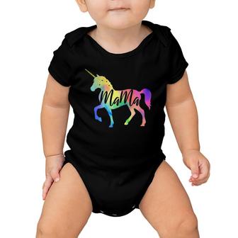 Mama Unicorn Cute Mother's Day Tee For Mamacorn Baby Onesie | Mazezy