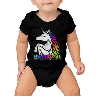 Mamacorn Like Normal Mama Only Awesome Mom Ma Christmas Gift Baby Onesie | Mazezy