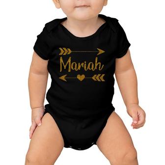 Mariah Personalized Mom Name Funny Birthday Custom Gift Idea Baby Onesie | Mazezy