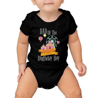 Men Carnival Dad Of The Birthday Boy Party Fair Outfit Baby Onesie | Mazezy