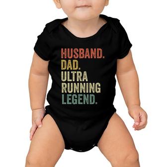 Mens Ultra Runner Gifts Men Husband Dad Vintage Trail Running Baby Onesie | Mazezy