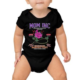 Mom Inc Funny Mother's Day Novelty Mama Gift Baby Onesie | Mazezy