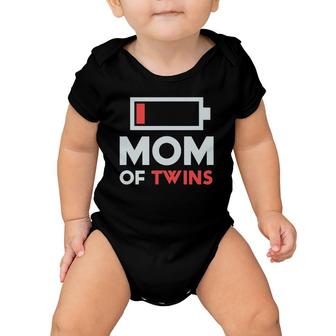 Mom Of Twins Gift From Son Daughter Twin Mother's Day Baby Onesie | Mazezy