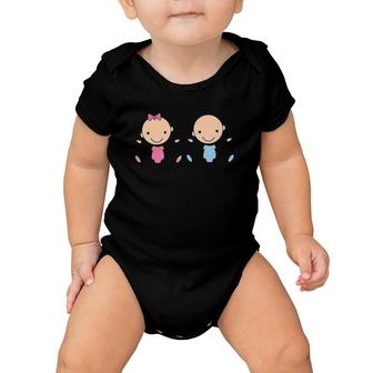 Mom Of Twins Mothers Day Boy Girl Mother Tee Baby Onesie | Mazezy
