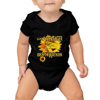 Mother And Daughter Best Friends For Life Sunflower Version2 Baby Onesie | Mazezy