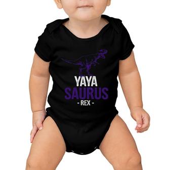 Mother's Day Grandma Gift Yaya Saurus Rex Yayasaurus Baby Onesie | Mazezy