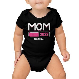 Promoted To Mommy Est 2022 Loading Future Mom Baby Onesie | Mazezy