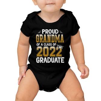 Proud Grandma Of A Class Of 2022 Graduate Senior 22 Gift Baby Onesie | Mazezy