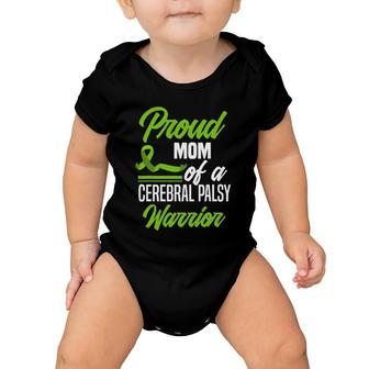 Proud Mom Of A Cerebral Palsy Warrior Cerebral Palsy Baby Onesie | Mazezy