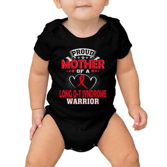 Proud Mother Of A Long Q-T Syndrome Warrior Baby Onesie | Mazezy
