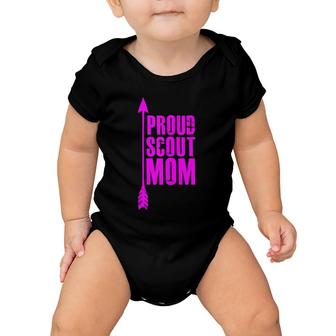 Proud Scout Mom Mother Boy Girl Baby Onesie | Mazezy