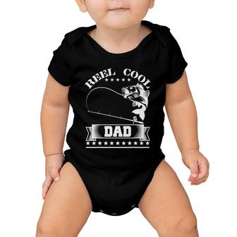 Reel Cool Dad Fishing Father's Day Gift Baby Onesie | Mazezy