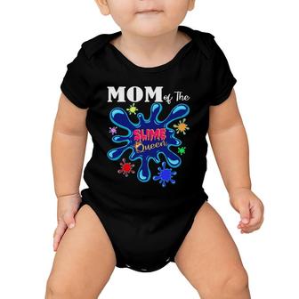 Slime Mother Matching Birthday Party Mom Of The Slime Queen Baby Onesie | Mazezy