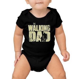The Walking Dad - Funny Unisex Essential Baby Onesie | Mazezy