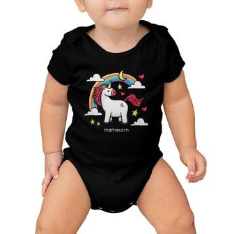Unicorn Pony Womens Funny Mamacorn Unicorn Costume Mom Mothers Day By Joy Magical Ponies Baby Onesie | Mazezy